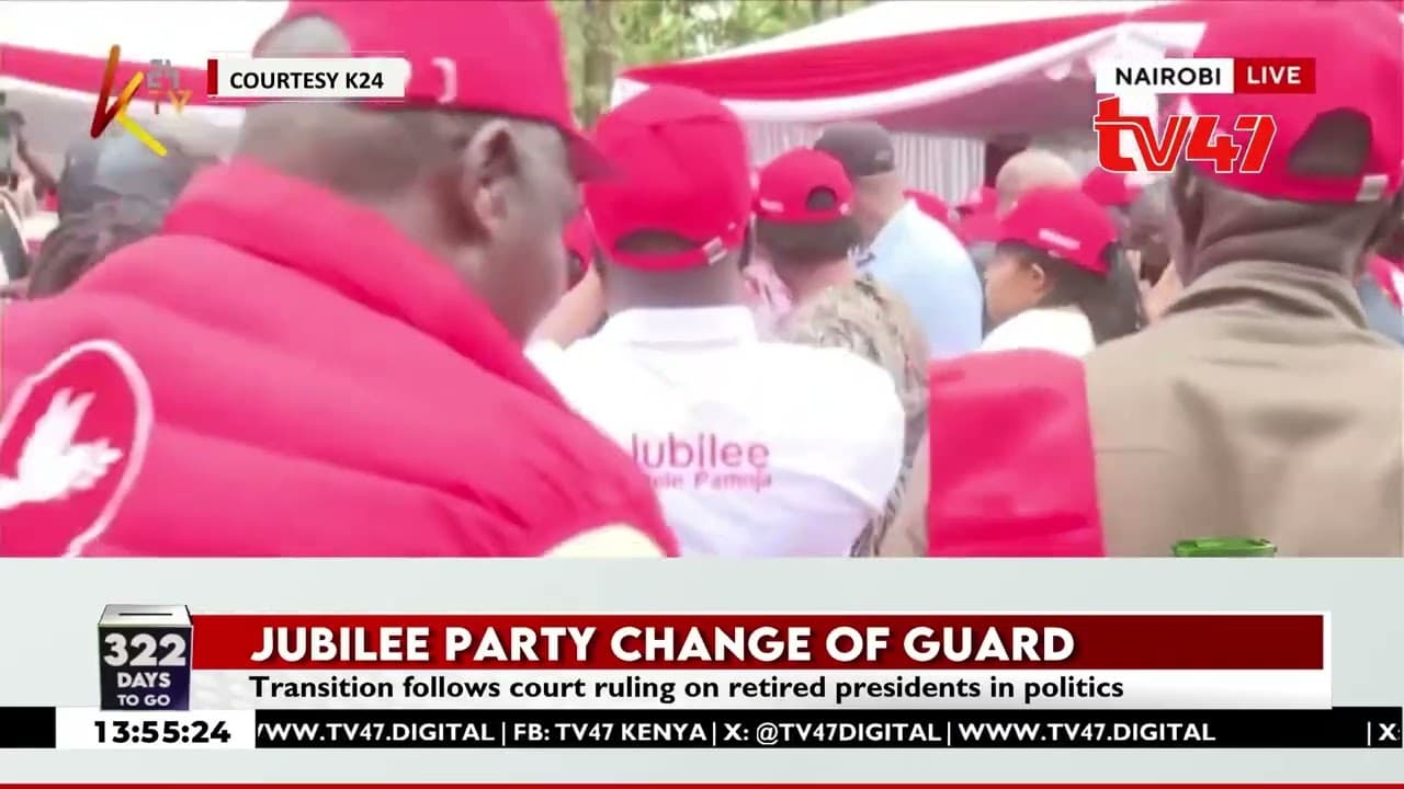 Former President Uhuru Kenyatta appoints Dr. Fred Matiang'i as Jubilee's party leader