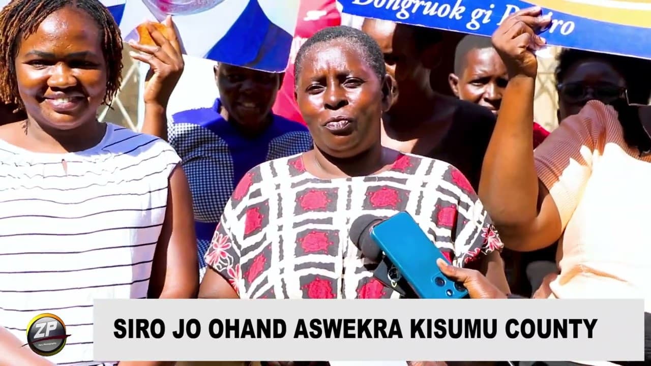 SIRO JO OHAND ASWEKRA GI SENETA MA KISUMU TOM OJIENDA.