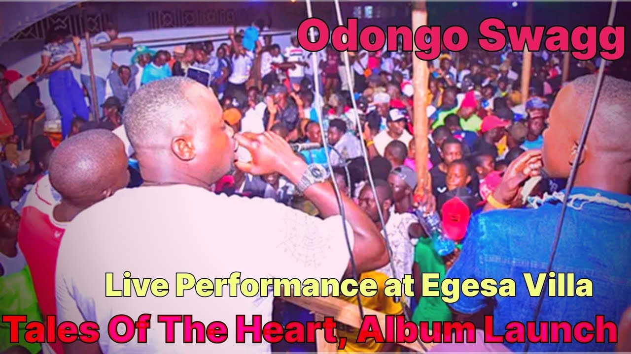 ODONGO SWAGG LIVE PERFORMANCE FROM EGESA VILLA ALBUM LAUNCH (TALES OF THE HEART)
