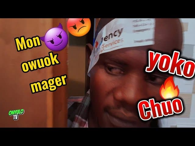 WACH MALICH AHINYA 🫢 "Chuo ywak malit ni mon goyogi eudi " 😅😂😂