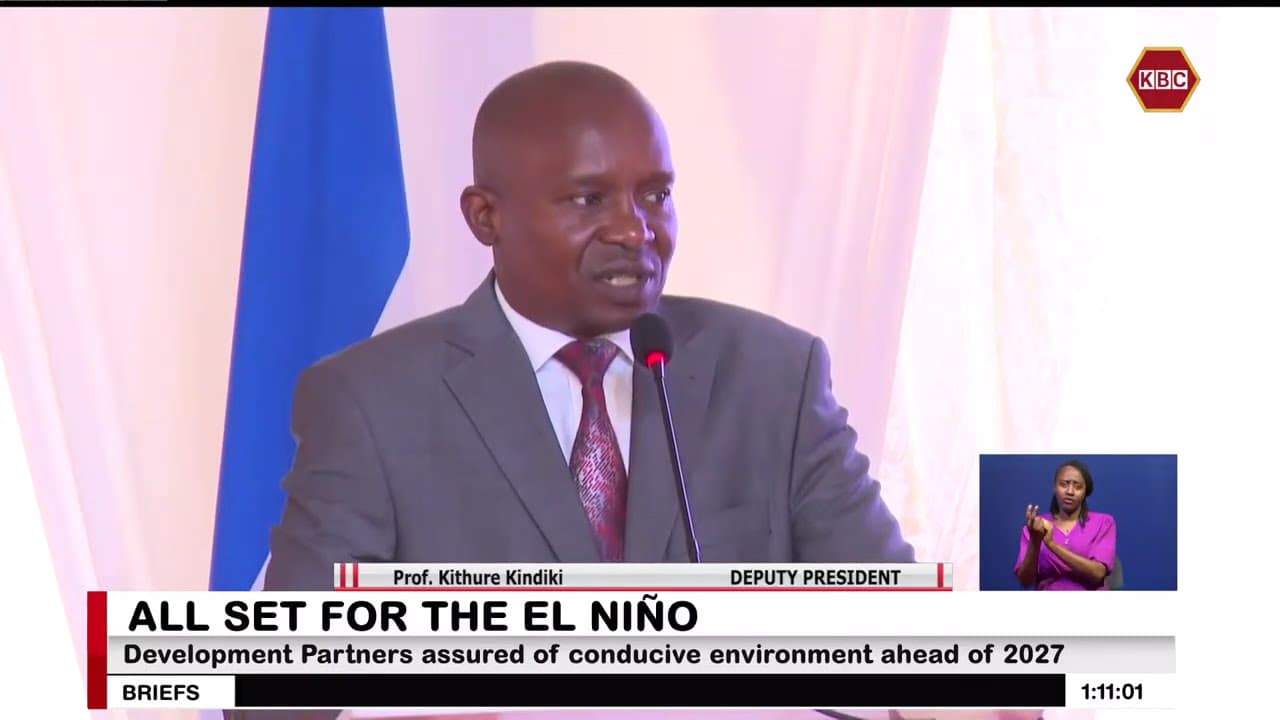 Kindiki says multi-agency team formed to mitigate the effects of El Nino