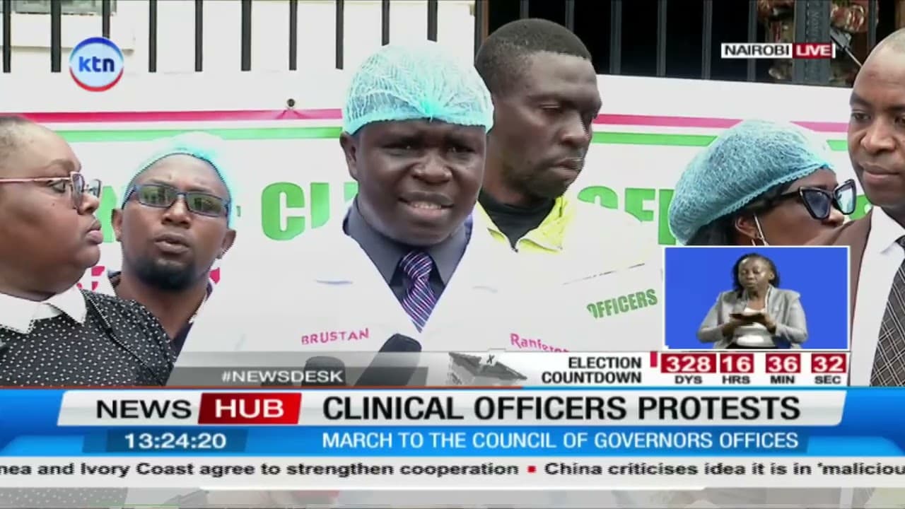 Clinical Officers Protest Over Return-to-Work Agreement in Nairobi