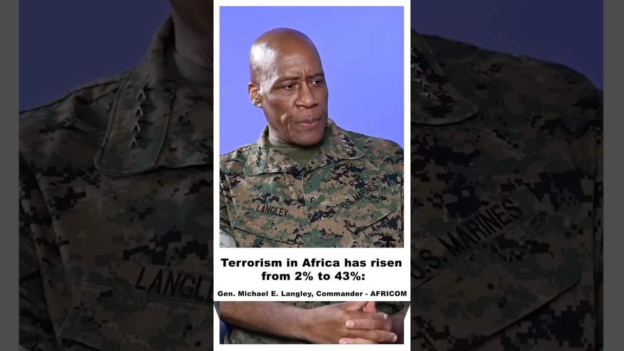 General Langley reveals how Africa became the new epicenter  of  terrorism #drkingori