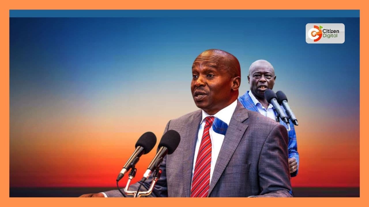 ''They can continue with the insults, i'll continue with the work,'' DP Kindiki on opposition