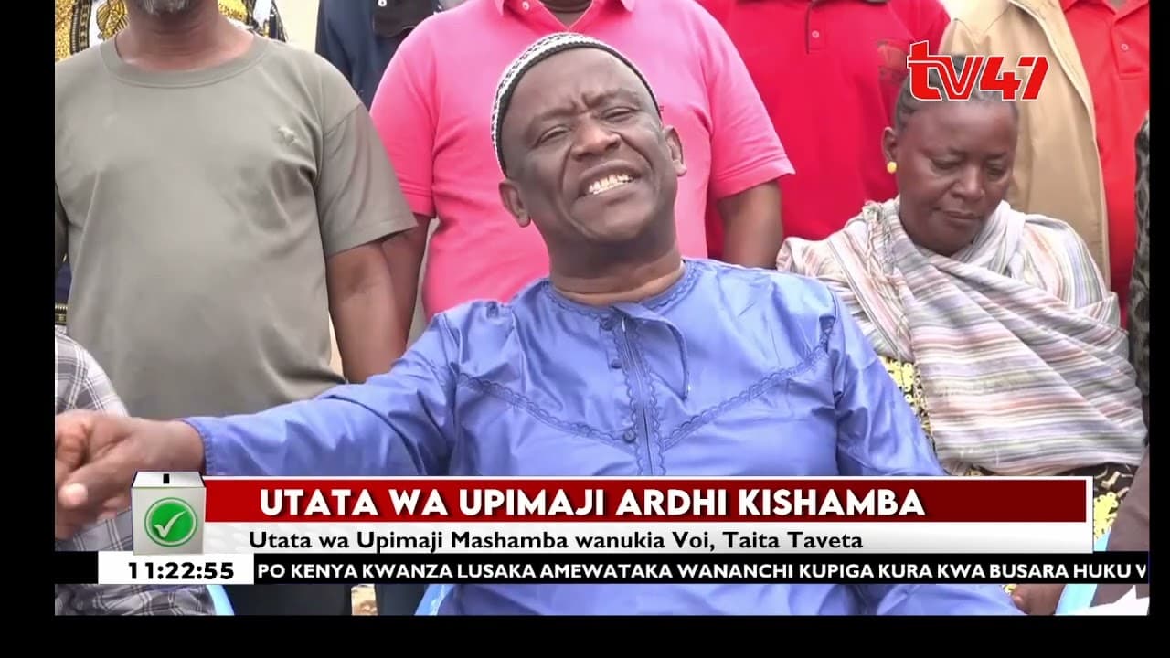 Utata wazuka Voi kuhusu upimaji wa mashamba bila malipo