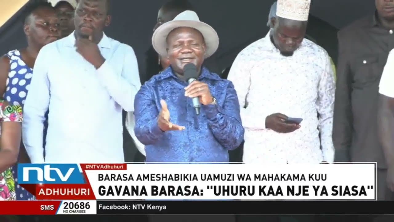 Gavana Barasa: Uhuru kaa nje ya siasa
