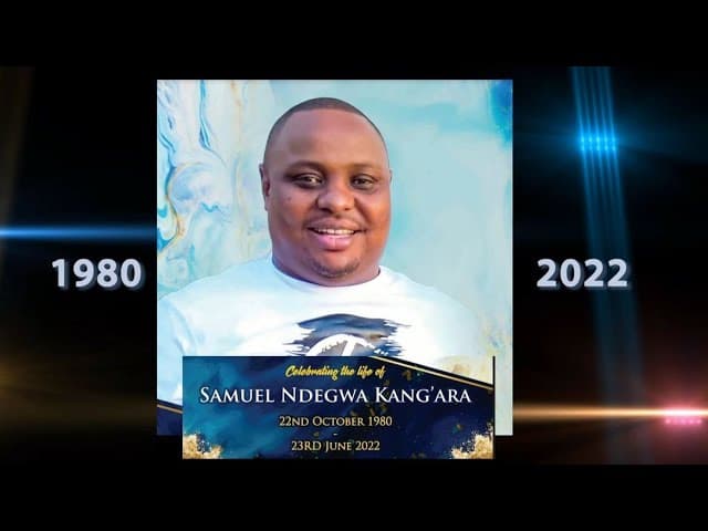 Sammy Ndegwa funeral Part 2