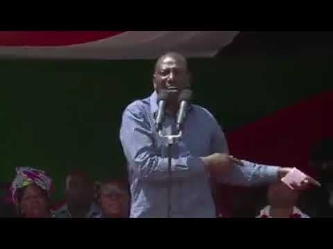 Hamuezi tumia handshake kunitoa Jubilee. Ruto In Mombasa.