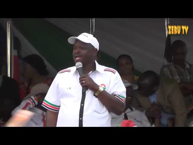 ISAACK RUTO'S SPEECH AT JACARANDA IN NAIROBI 28TH -5 -17
