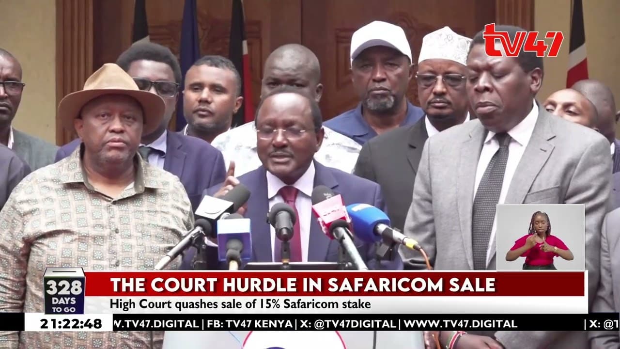Court quashes sale of 15% Safaricom stake which was to provide seed capital for Infrastructure Fund