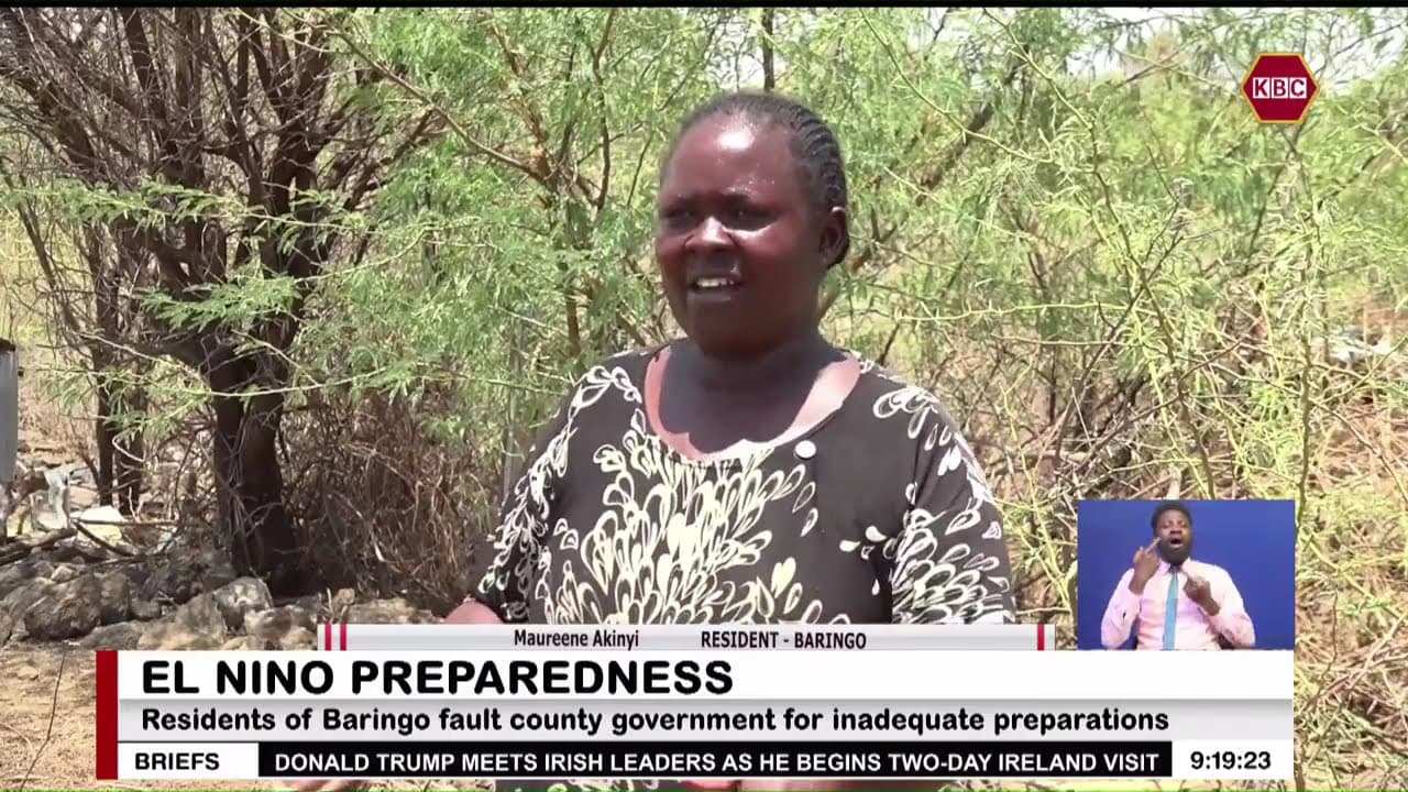 El-Nino Preparedness I Residents of Baringo fault county government for inadequate preparations
