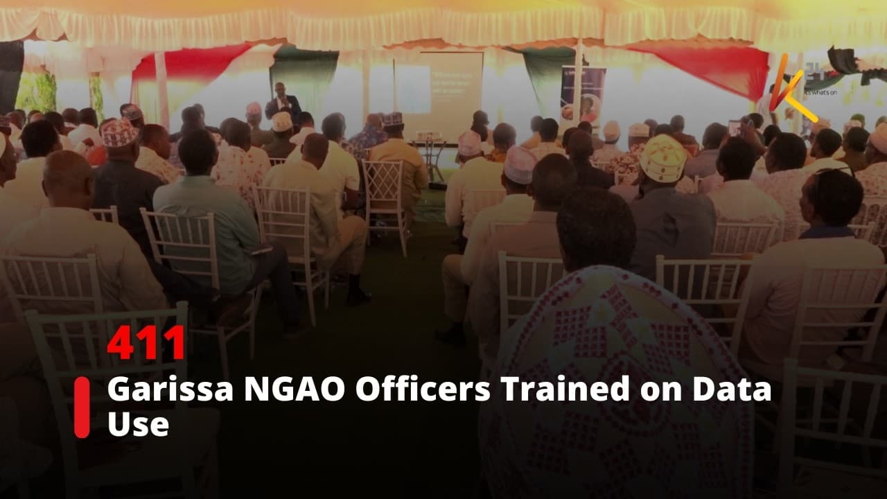 Garissa NGAO Officers Trained on Data Use