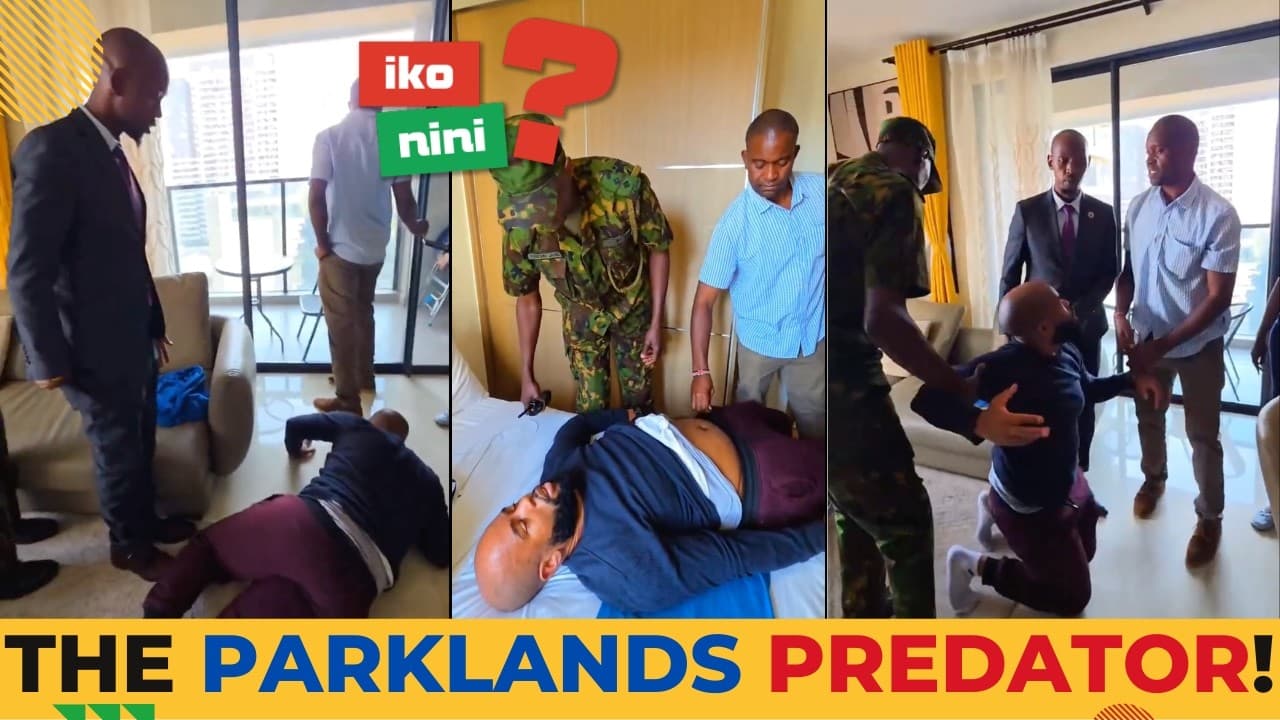 Nigerian Man Trapped, Be@ting & Rec0rding Nairobi Ladies — Mosiria Makes The Arrest!