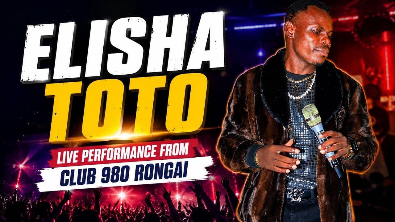 ELISHA TOTO LIVE PERFORMANCE FROM CLUB 980 RONGAI