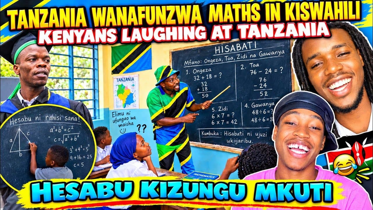 HILARIOUS Kenyans SURPRISED That Tanzanians Use Kiswahili to TEACH Maths & Chemistry