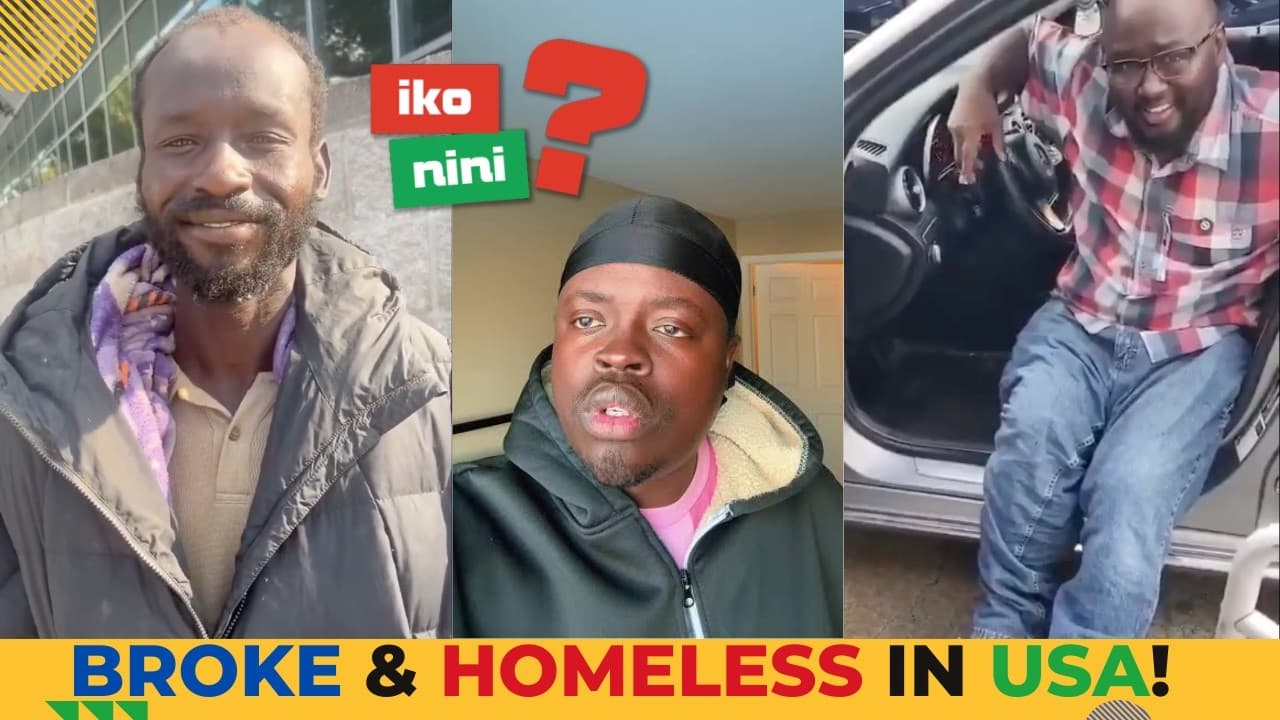 The Dark Truth About Life in America: Two Kenyans Homeless, Broke and Begging to Go Home