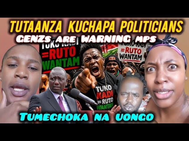 FUNNY Kenyans are THREATENING to Start CANING Poor Performing Politicians