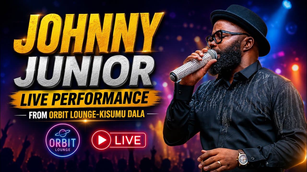 JOHNNY JUNIOR LIVE PERFORMANCE FROM ORBIT LOUNGE -KISUMU DALA