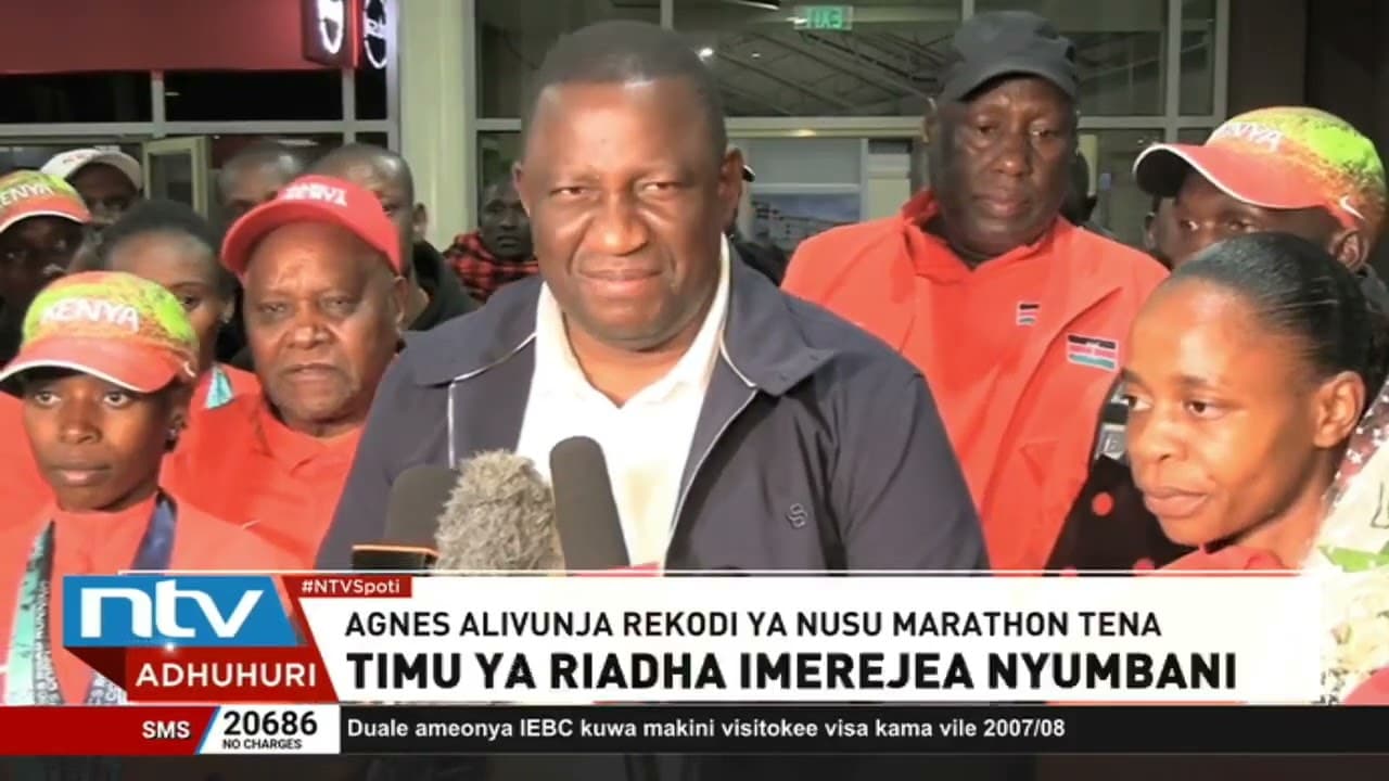 Timu ya riadha yarejea nyumbani