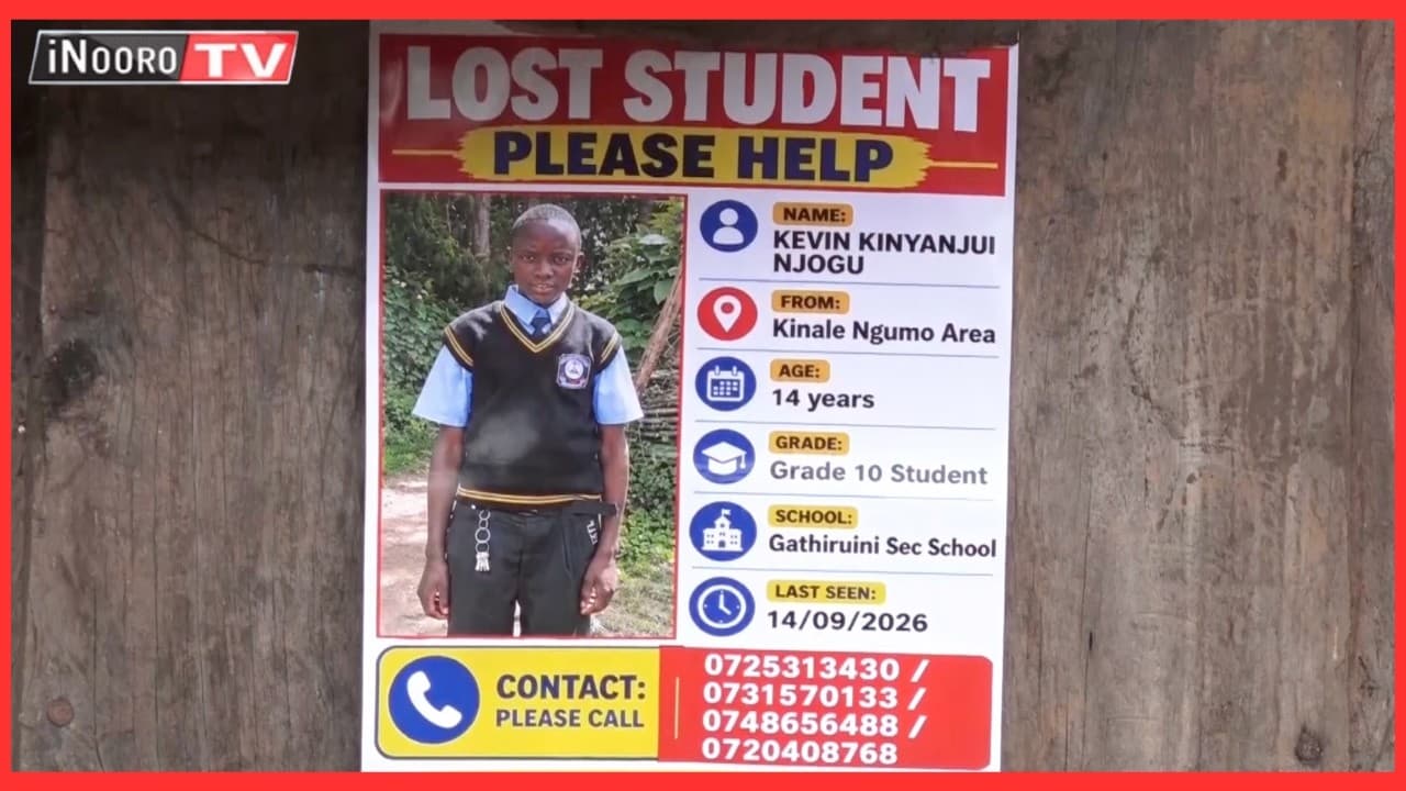 KELVIN KĨNYANJUI ATHIRE KŨ? Mũrutwo wa Grade 10 kwĩrĩkana kũũrĩra cukuru wa Gathiru-ini Githunguri