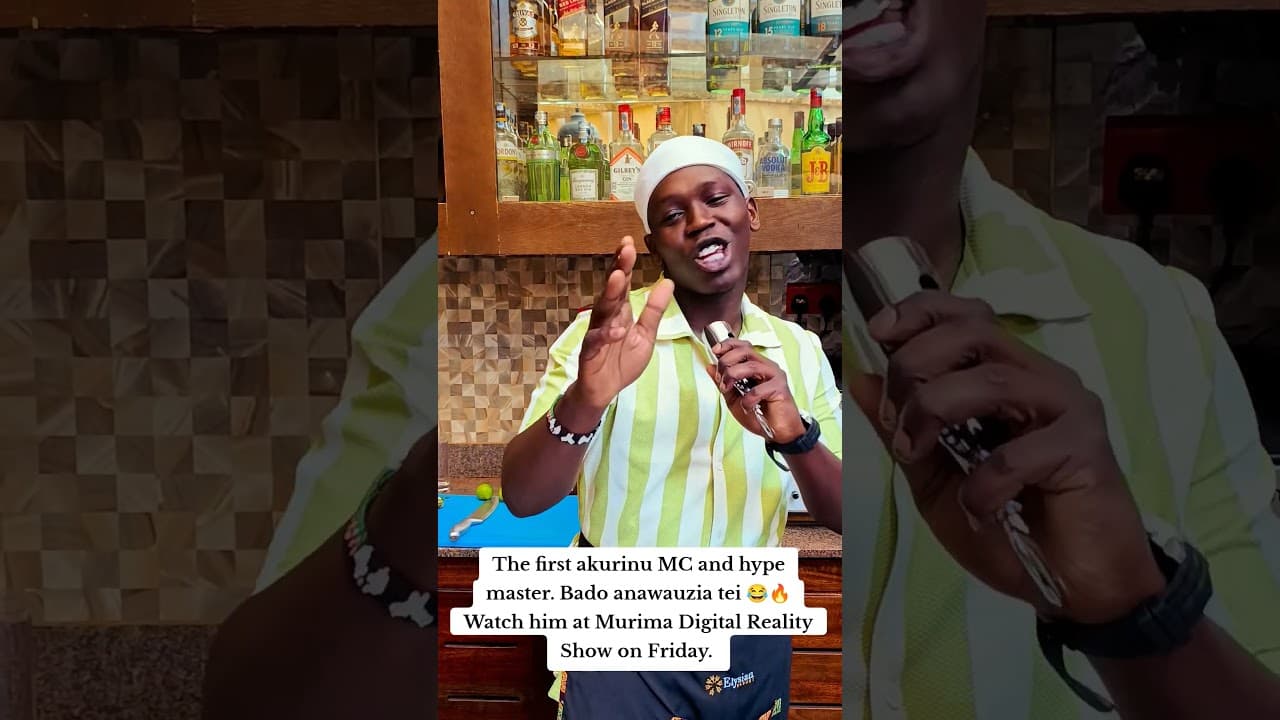 The first akurinu MC and hype master. Bado anawauzia tei 😂🔥Watch him.