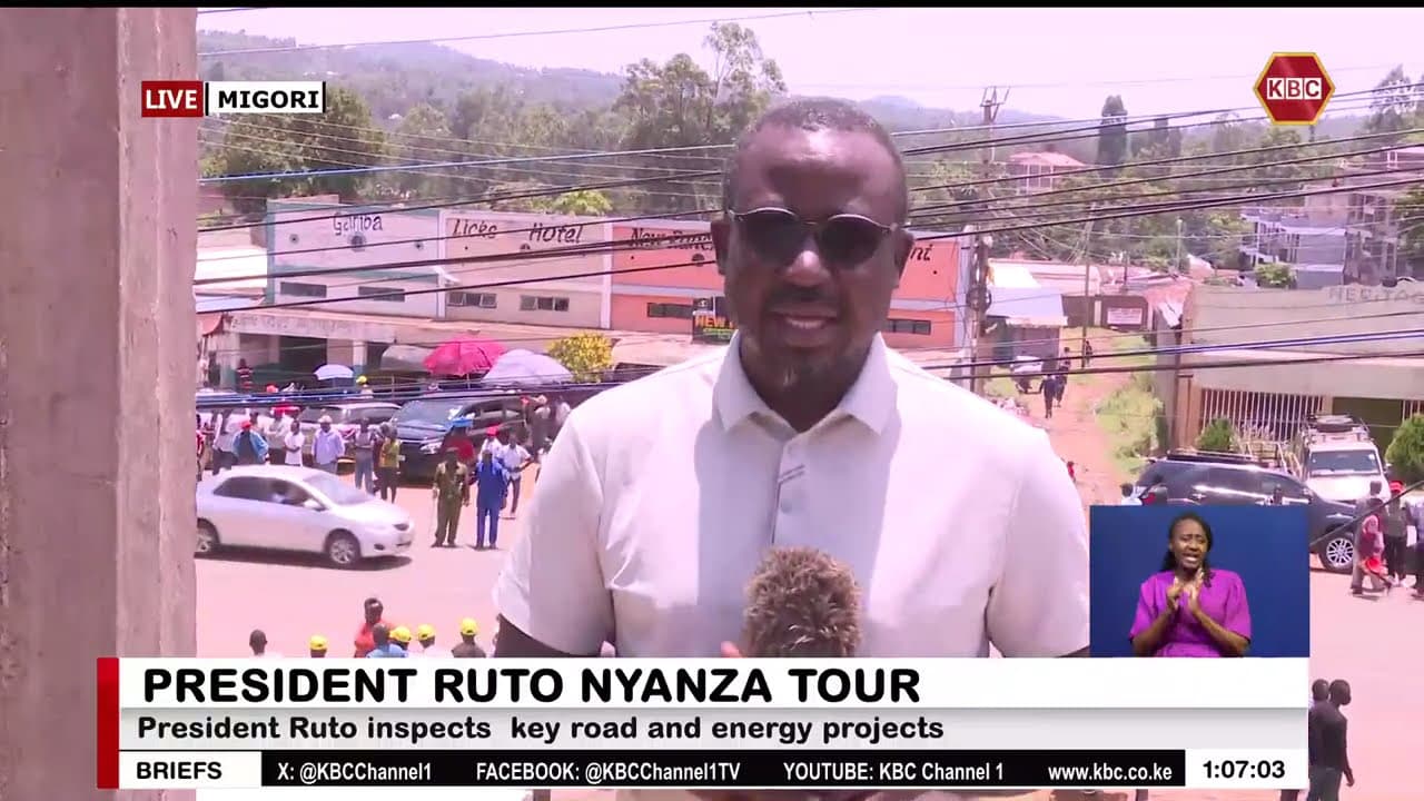 President Ruto inspects key road and energy projects in Migori