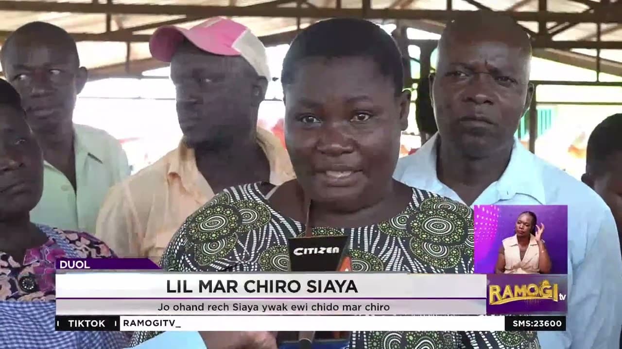 Jo-ohala: Chido mar siro ma Siaya riembonwa jonyiewo kendo nyalo kelonwa tuoche