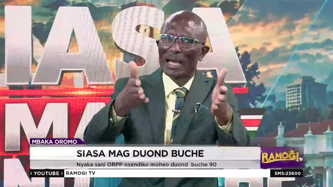Tom Nduku: Mondo ODM obed motegno Mama Ida Odinga nyaka bed e kuku mare