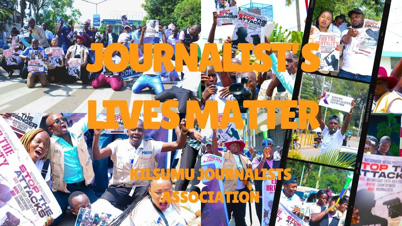 ENOUGH IS ENOUGH, JOURNALIST'S LIVES MATTER.