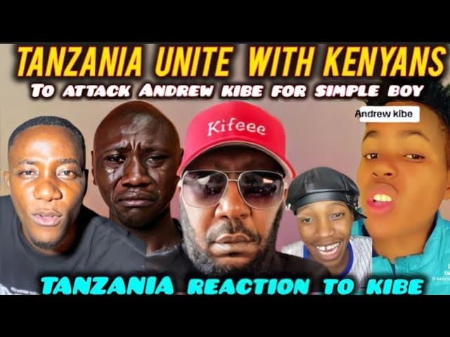 AMAZING Tanzanians JOIN Kenyans ATTACKING Kibe fo ATTACKING Simple Boy
