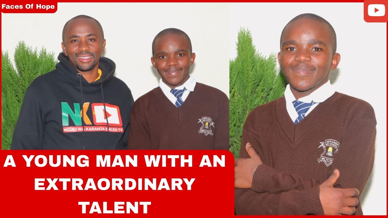 A YOUNG MAN WITH AN EXTRAORDINARY TALENT