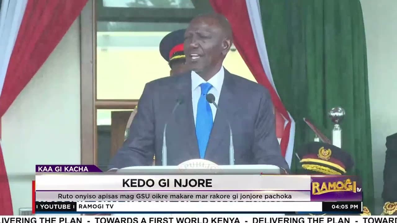 RUTO: Obila ma majoni oikre mar kedo gi njore | #RamogiTV