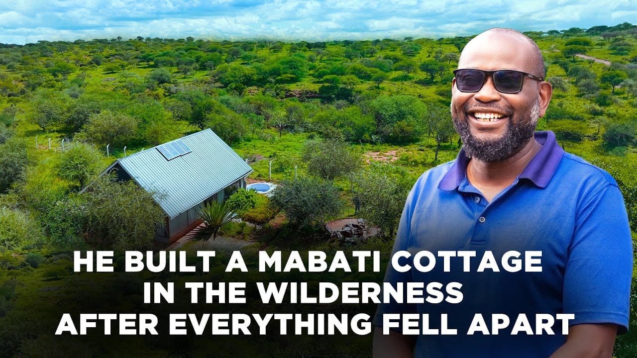 After His Divorce, He Left The City and Rebuilt His Life in a Mabati Cottage In The Wilderness | LNN