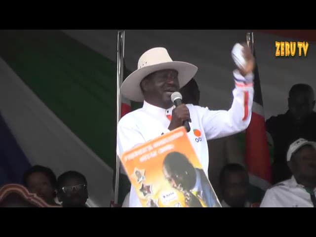 RAILA AND KALONZO'S  FULL SPEECH AT JACARANDA IN NAIROBI 28TH 5 17