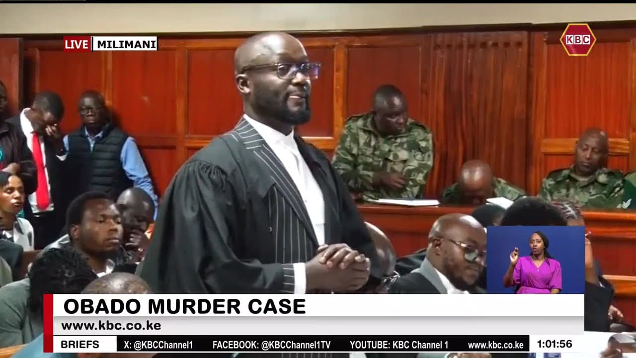 Obado Murder Case underway at Milimani Law Courts