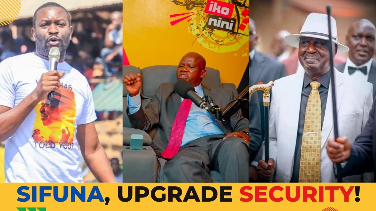 “Raila Was a Coward”  Odoyo Owidi Makes Explosive Claims As He Warns Sifuna to Upgrade His Security