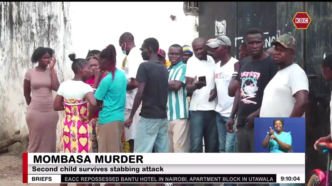 Man allegedly kills wife and child, second child survives stabbing attack