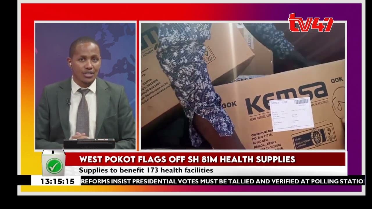 West Pokot flags off Sh81M health supplies to 173 facilities, easing medicine shortages