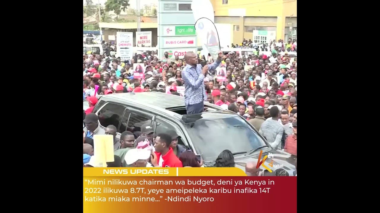 “Deni ya Kenya in 2022 ilikuwa 8.7T, yeye ameipeleka karibu inafika 14T katika miaka minne...”