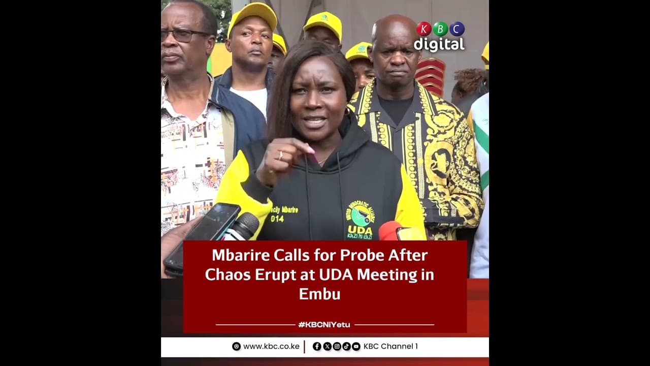 Mbarire: Who said the only meeting that can be held in Embu County must be a DCP meeting?