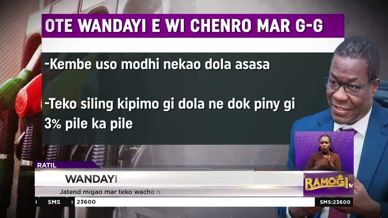 Wandayi oduoko Museveni, owacho ni mibadhi onge chenro mar nyiewo kod uso mar mauta pachoka