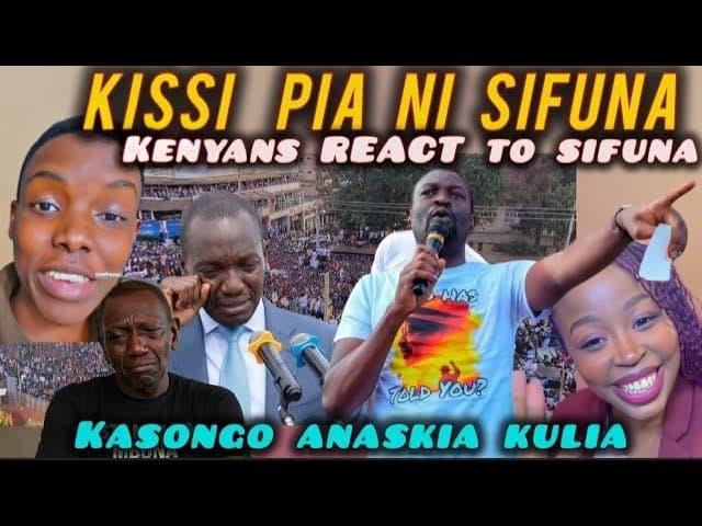 AMAZING Kenyan Genzs are HAPPY after SIFUNA Made a SUCCESSFUL Trip to KISSI