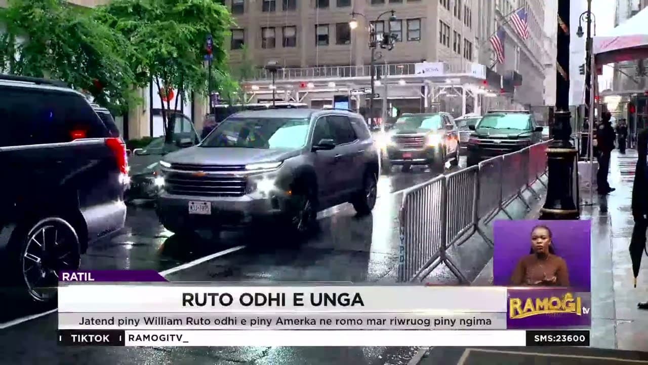 Jatend piny William Ruto ochopo Amerka ne romo mar UNGA