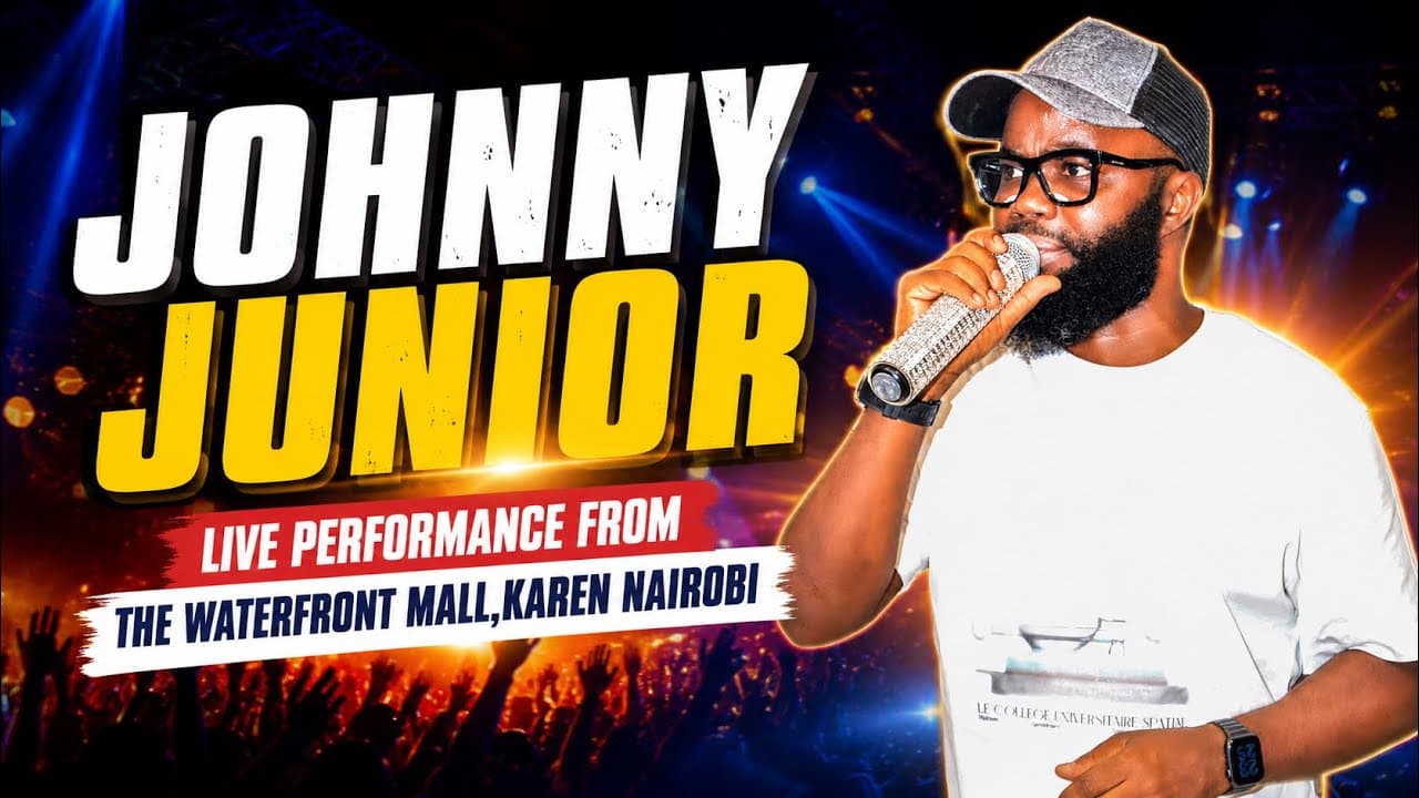 JOHNNY JUNIOR LIVE PERFORMANCE FROM WATERFRONT MALL,KAREN NAIROBI
