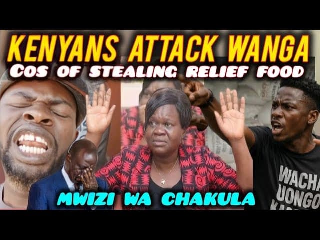 UNBELIEVABLE Kenyans ATTACK Gladies Wanga ACCUSING Her of STEALING FOOD