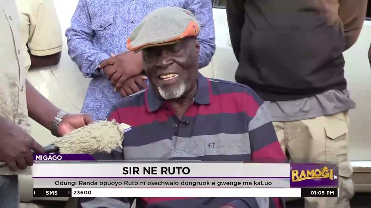 Ker Odungi Randa opuoyo Ruto ni osechwalo dongruok e gwenge ma kaLuo