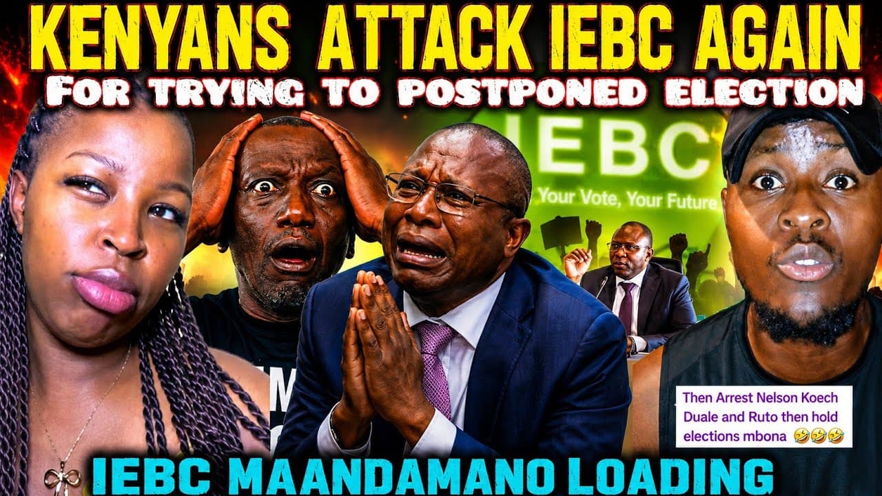 UNBELIEVABLE Angry Kenyan Genzs ATTACK IEBC for Trying To POSTPONED 2027 ELECTIONS Due to TENTION