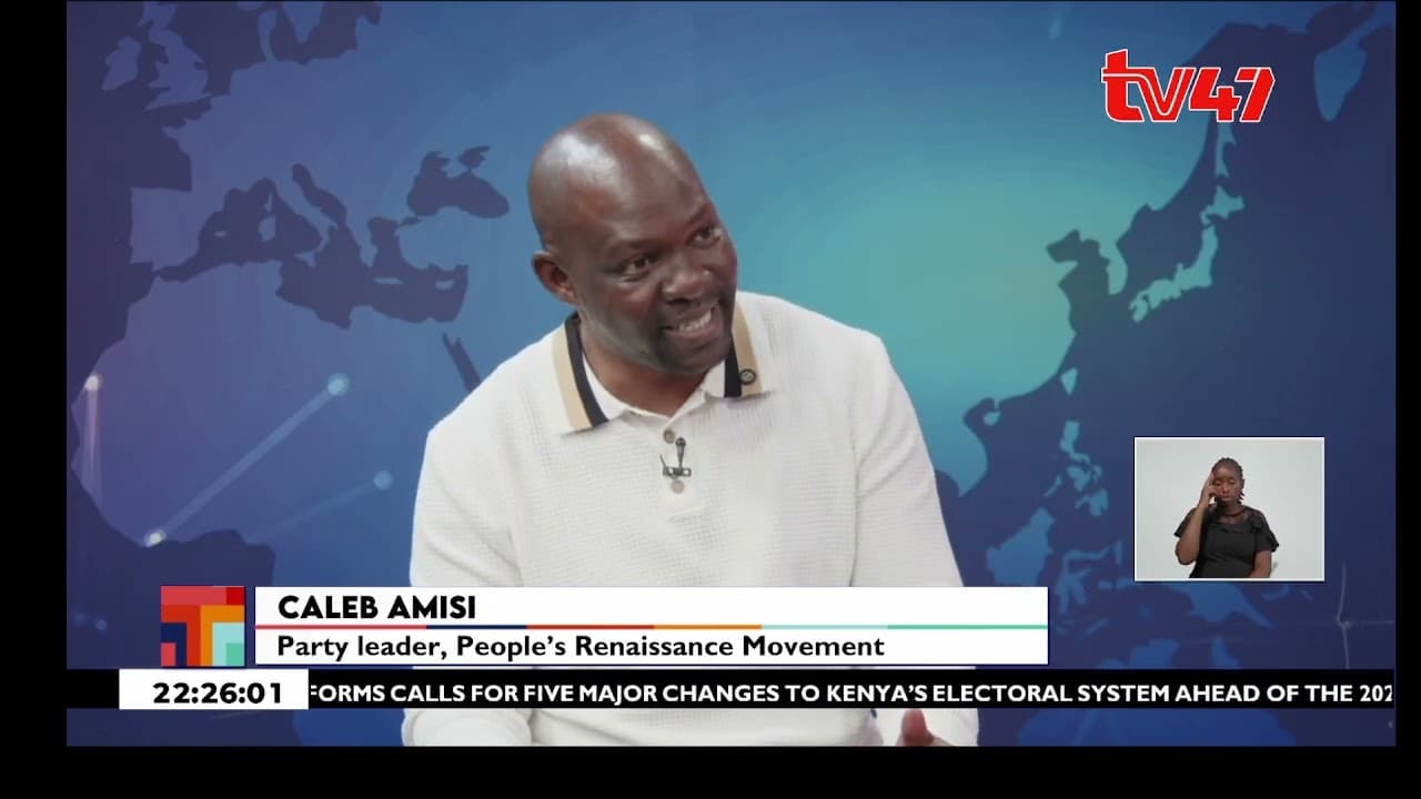 Caleb Amisi: Sloganeering is part of our politics but Kenyan context has no ideology unlike US