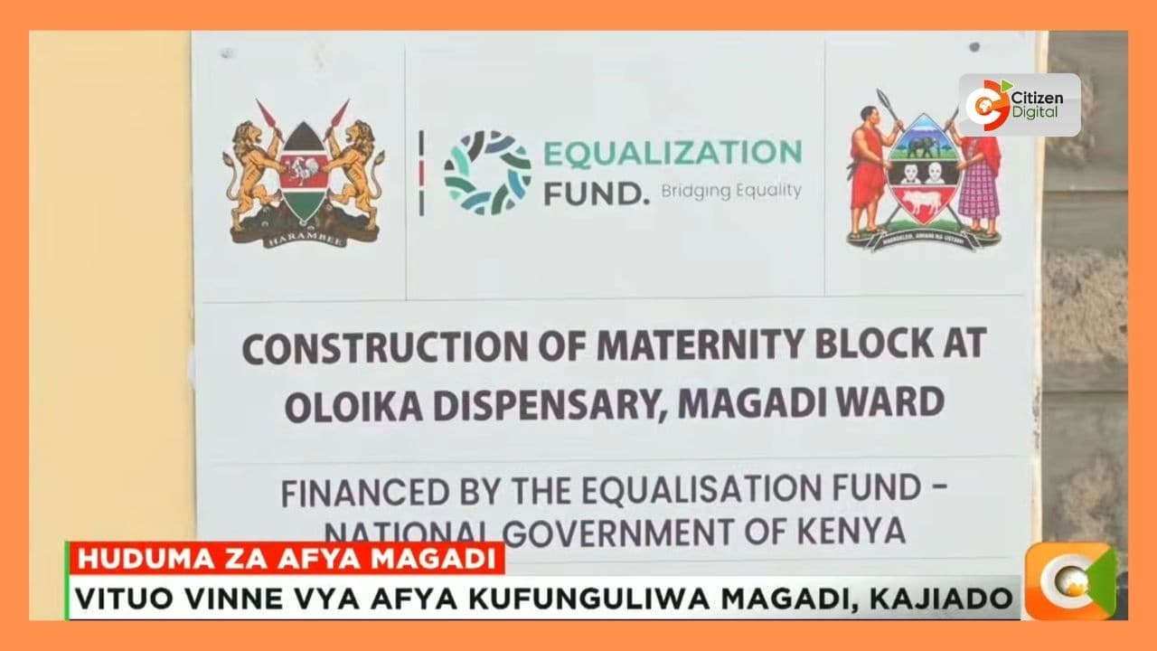 Vituo vinne vya afya kufunguliwa magadi, Kajiado