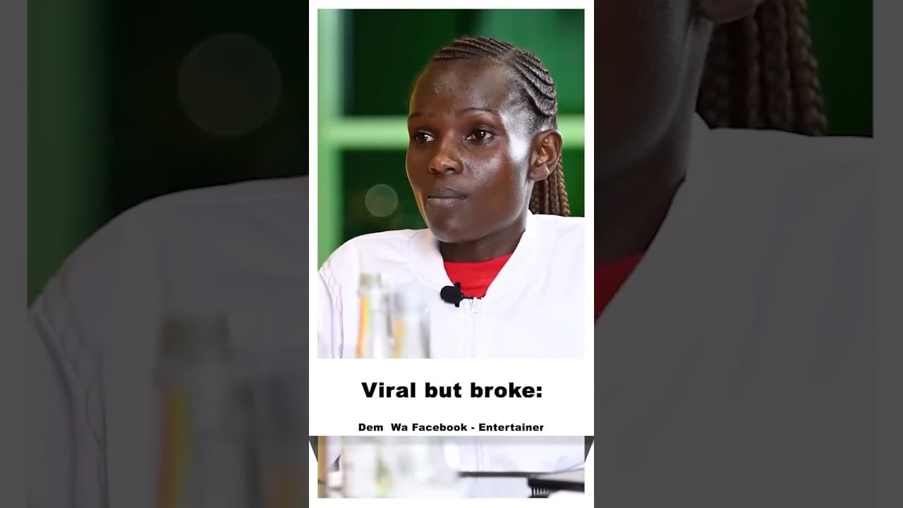People expected me to be rich —but i was famous and struggling ~ @DEM WA FACEBOOK